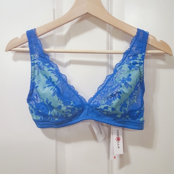 Cosabella Other - NWT Cosabella Atlantic Blue Italia Soft Lace Bra